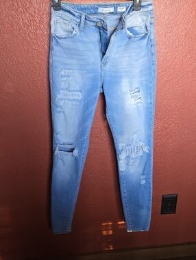 KanCan Light Blue Distressed Skinny Jeans